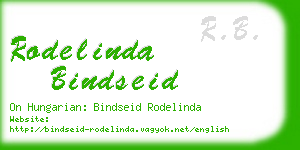 rodelinda bindseid business card